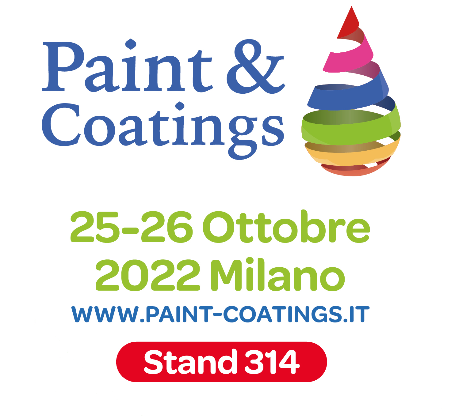 Fiera Paint & Coatings – 25/26 Ottobre 2022